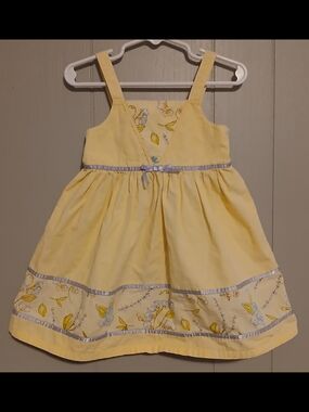 Gymboree Bonjour Provence Girls 18-24 Months Floral Dress